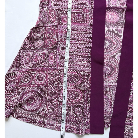 R&M RICHARDS Open Front Layering Cardigan Size 12 | Textured Sheer Purple Pink - Picture 11 of 11